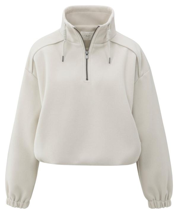 YAYA_Sweatshirt_with_balloon_sleeves_and_zip_collar