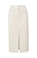 YAYA_Beige_midi_rok_met_split_en_elastische_taille_met_riemlussen_3