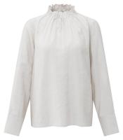 YAYA_High_neck_top_with_drawstring_hem