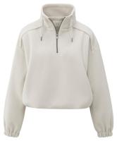 YAYA_Sweatshirt_with_balloon_sleeves_and_zip_collar