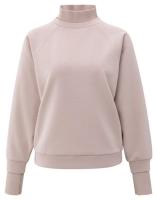 YAYA_Sweatshirt_with_high_ribbed_collar_and_extended_cuffs